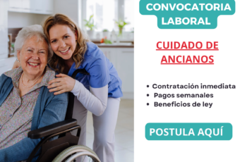 Oportunidad Laboral: Cuidado y Acompañamiento a Adultos Mayores