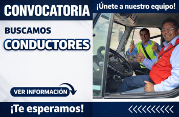 portunidad laboral para choferes con experiencia