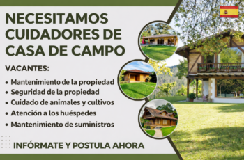 🏡 Se Busca Personal para Cuidado de Casa en España