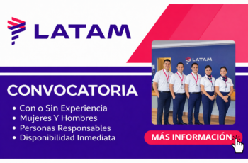 ✈️ LATAM Airlines Convoca Personal para Diversas Áreas