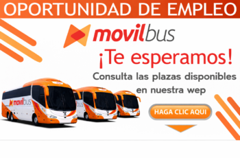 Gran oportunidad en Movilbus: empleo disponible