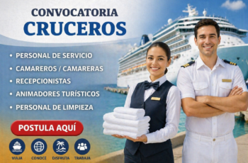 Empleos en Cruceros: Vacantes Internacionales con Sueldo Competitivo y Beneficios