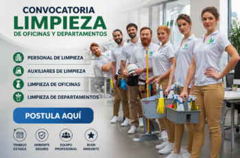 Se Busca Personal de Limpieza para Oficinas y Departamentos con Beneficios