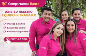 Trabaja en Compartamos Banco : Vacantes abiertas hoy