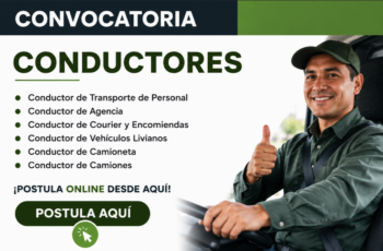 Se Solicita Conductores y Choferes para Transporte, Reparto y Movilidad con o sin Experiencia