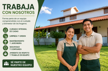 Se Solicita Personal para Cuidado y Supervisión de Casas Residenciales con o sin Experiencia