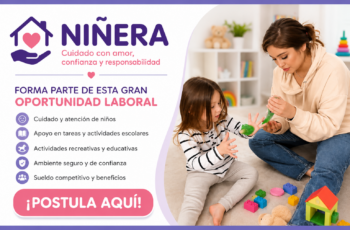 Se Busca Niñera para el Cuidado de Niños | Empleo Disponible 2026