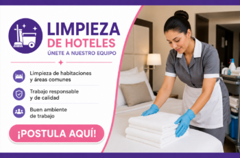 Se Solicita Personal para Limpieza de Hoteles