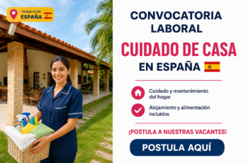 🇪🇸 Gran Convocatoria para Cuidadores de Casas en España