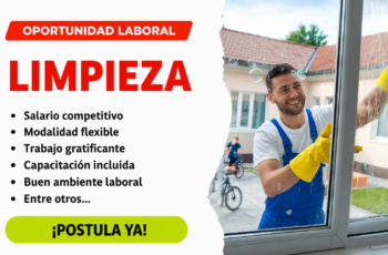 Nuevas Vacantes para Personal de Limpieza en Diferentes Áreas de Trabajo