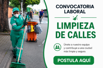 Convocatoria Laboral para Limpieza de Calles: Requisitos, Funciones y Beneficios