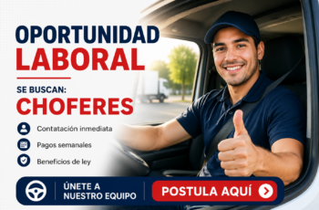 Trabajo para Choferes: Vacantes Disponibles