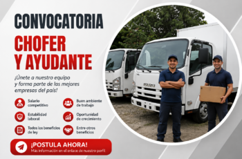 Ofertas de Trabajo para Conductores y Ayudantes