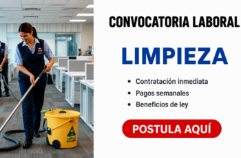 Empleo de Personal de Limpieza: Vacantes Disponibles con Beneficios Laborales