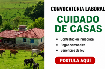 Se Busca Personal para el Cuidado y Mantenimiento de Fincas